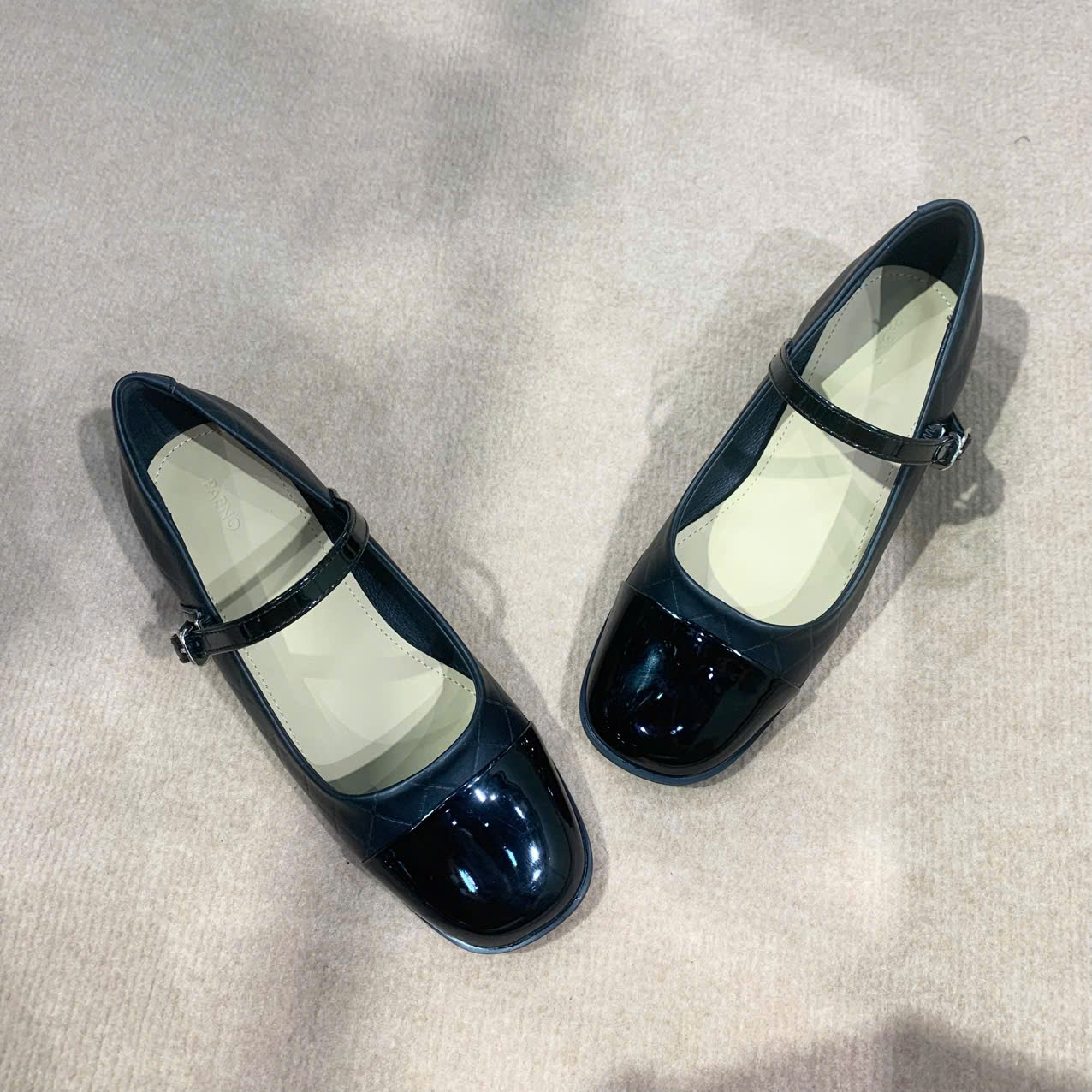 [CHÍNH HÃNG] Giày Cao Gót 3P PABNO PN12040– Mũi vuông | Sang Trọng | Dễ Đi