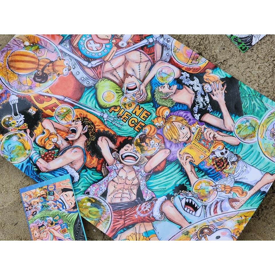 Poster kỉ niệm 15 năm One Piece - Lễ hội Việt Nam - Nhật Bản ở Đà Nẵng - NXB Kim Đồng