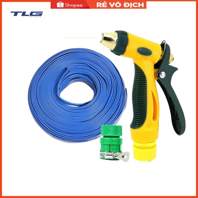 Bộ dây vòi xịt nước rửa xe,tưới cây tăng áp 3 lần 15M 206317