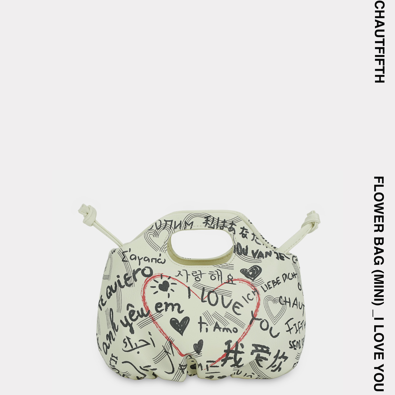 Túi xách MINI FLOWER họa tiết I Love You - CHAUTFIFTH