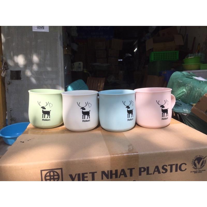 Cốc nhựa lúa mạch cao cấp chịu nhiệt, có quai hokori 6369QH