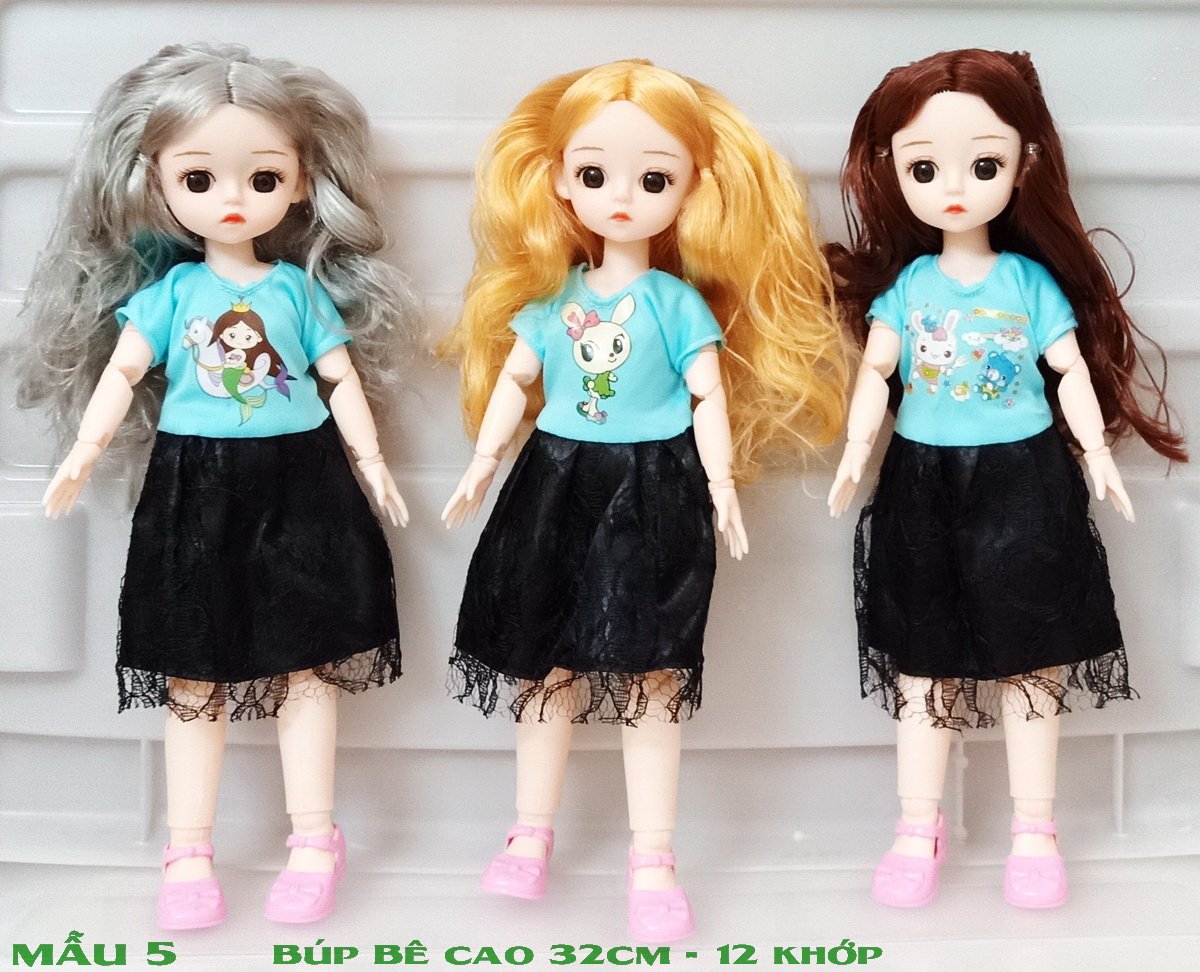 Búp bê 12 khớp cao 32cm công chúa xinh xắn cho bé