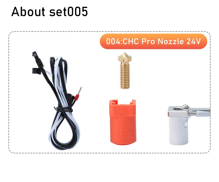 Trianglelab 115W Công suất cao ChC Pro Kit Core Gốm Lõi Nhiệt nhanh cho Ender 3 Volcano Hotend CR10 MK3S BLV