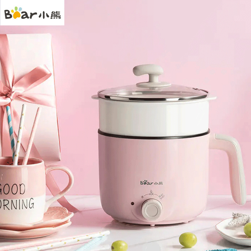 Nồi Điện Đa Năng Mini BEAR DRG-C12K1, Dung Tích 1.2 Lít Công Suất 600W - Hàng Chính Hãng