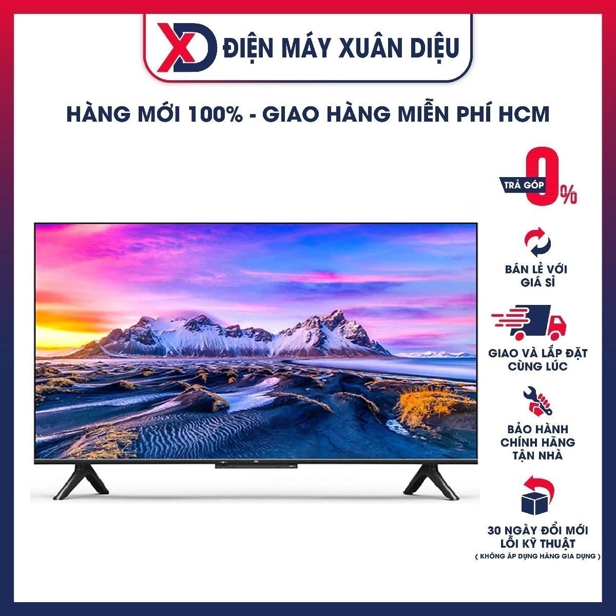 Android Tivi Xiaomi 4K UHD 55 Inch L55M6-6ARG - Hàng Chính Hãng - Chỉ Giao Hồ Chí Minh