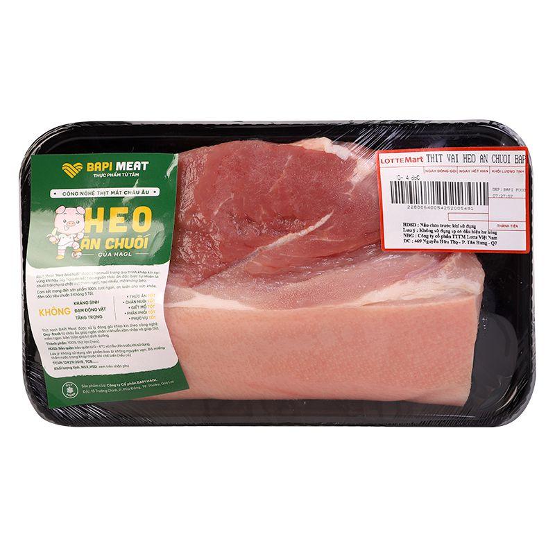 Thịt vai heo ăn chuối BAPI MEAT 450g – 500g Thịt vai heo ăn chuối BAPI MEAT 450g – 500g