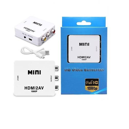 Bộ chuyển đổi HDMI to AV MINI HDMI2AV (Tặng cáp HDMI và dây AV3-3 dài 1,5m)