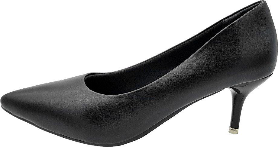 Giày Cao Gót 5cm Gót Nhọn Trẻ Trung Dáng Xinh Xắn 5P0816 (Đen)