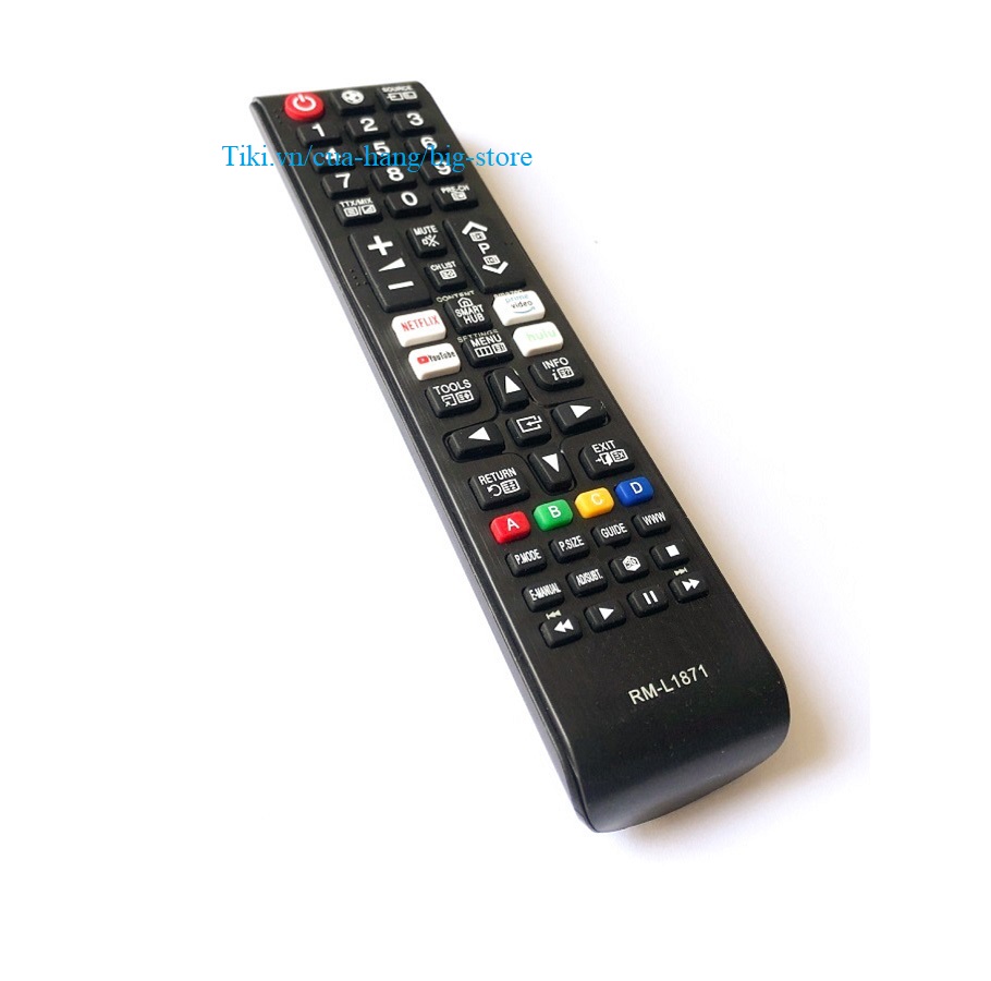 Remote Điều Khiển TV Dành Cho SAMSUNG Smart Tivi Internet RM-L1871 NETFLIX Youtube Prime Video Hulu