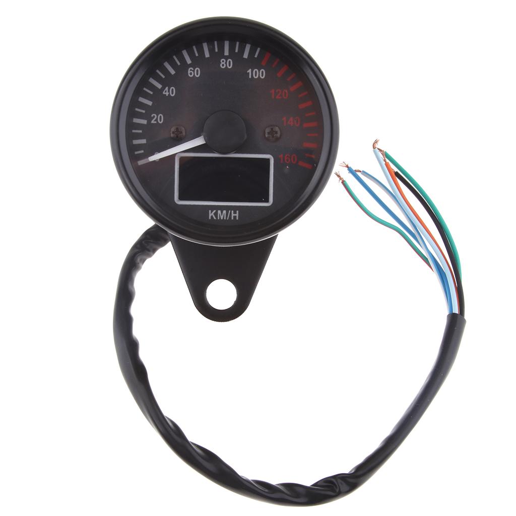 12V Motorcycle Digital LCD   Fuel Meter Gauge