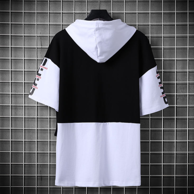 Áo Thun Ngắn Tay Form Rộng Phong Cách Năng Động Trẻ Trung Dành Cho Nam 2 Màu