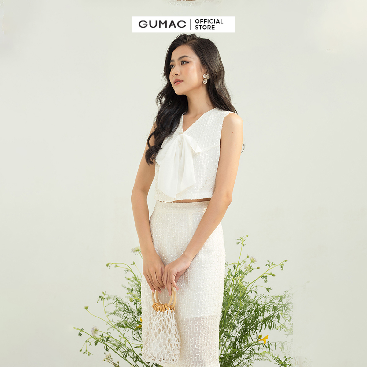 Chân váy GUMAC VC03048 cơ bản