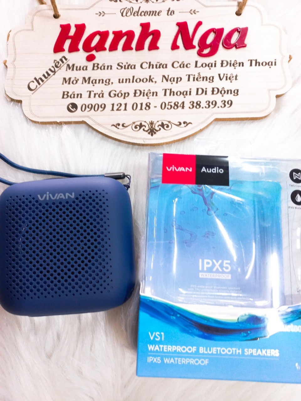 LOA TWS BLUETOOTH 5.0 VIVAN CHỐNG NƯỚC IPX5 CÔNG SUẤT 5W 1800mAh-hàng chính hãng