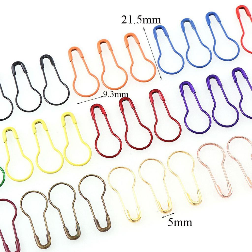 300/600pcs metal pear gourd bulb shape pin Knitting Marker 600pcs