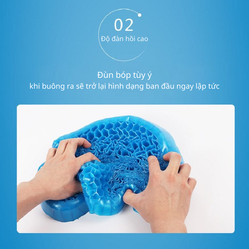 Đệm Lót Ghế - Đệm Lót Mông Massage FATO (Kèm túi đựng) - Chất liệu TPE - Hỗ trợ giảm đau mỏi cho văn phòng - giảm stress - Món quà sức khỏe cho gia đình