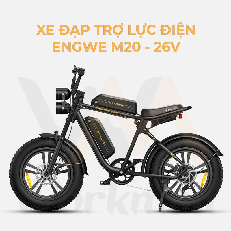 Xe đạp điện trợ lực ENGWE M20- Mạnh mẽ- Nam tính