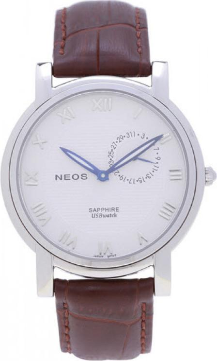 Đồng hồ Neos N-40642M nam dây da 