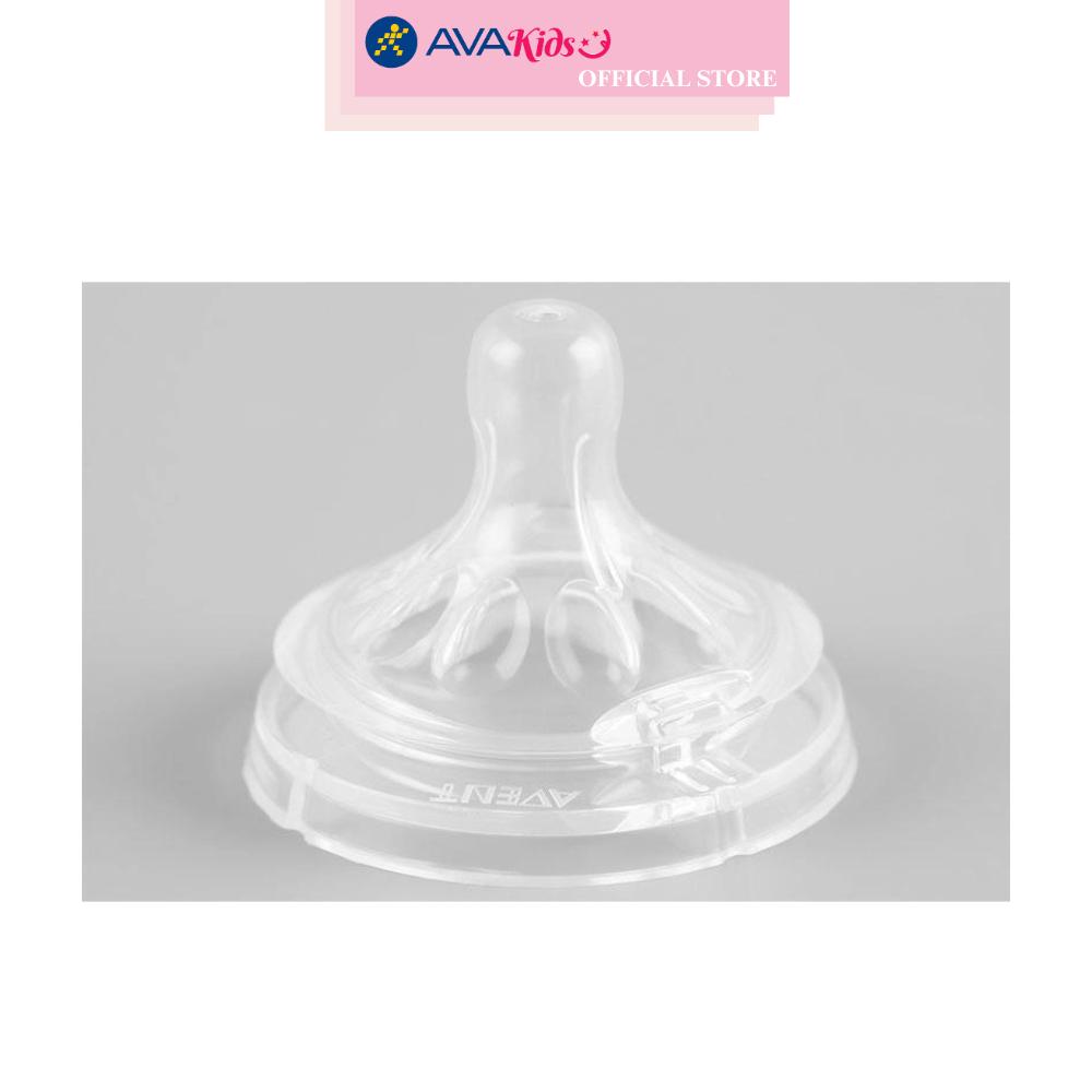 Bộ 2 núm ti Philips Avent SCF656/23 cổ rộng size Y (từ 6 tháng)
