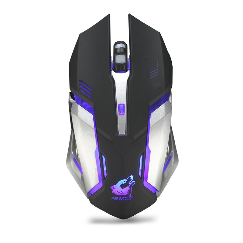 Chuột Không Dây Raton Chuột Chơi Game Sạc Im Lặng LED Backlit USB Chuột Quang Công Thái Chuột Game Thủ Cho Máy Tính Laptop 6