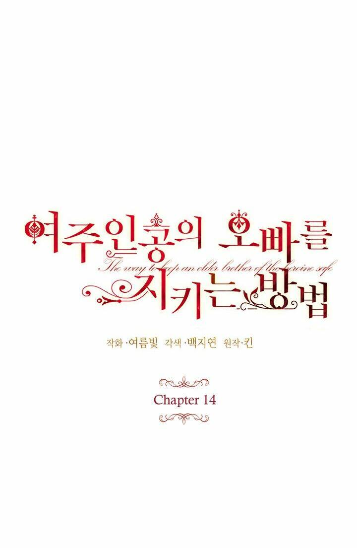 cách bảo vệ anh trai của nữ chính chapter 14 10