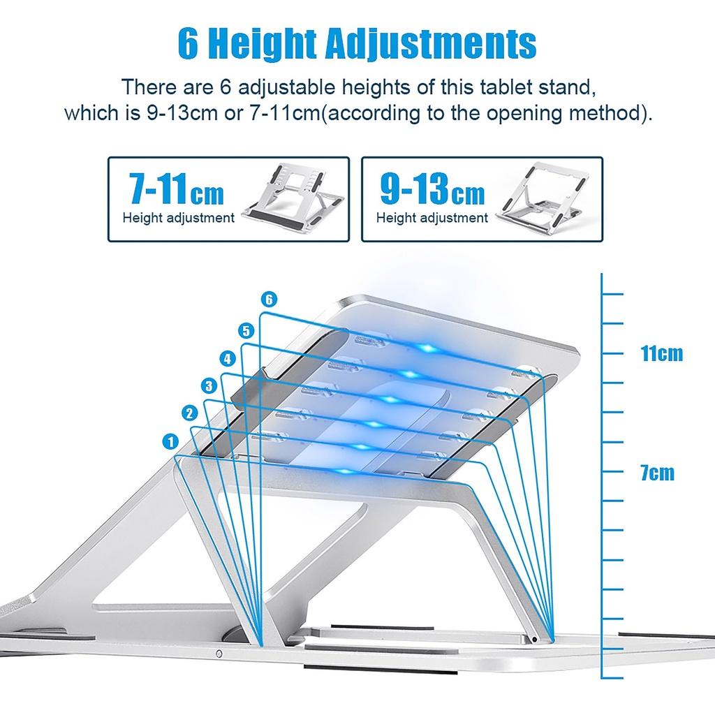 Adjustable Laptop Stand Ergonomic Portable Computer Stand Laptop Holder For 10-17 3inch ELEN