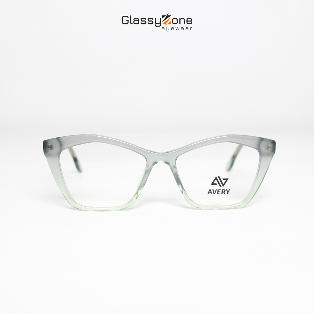 Gọng kính cận, Mắt kính giả cận Acetate Form mắt mèo Nữ Avery 28007 - GlassyZone