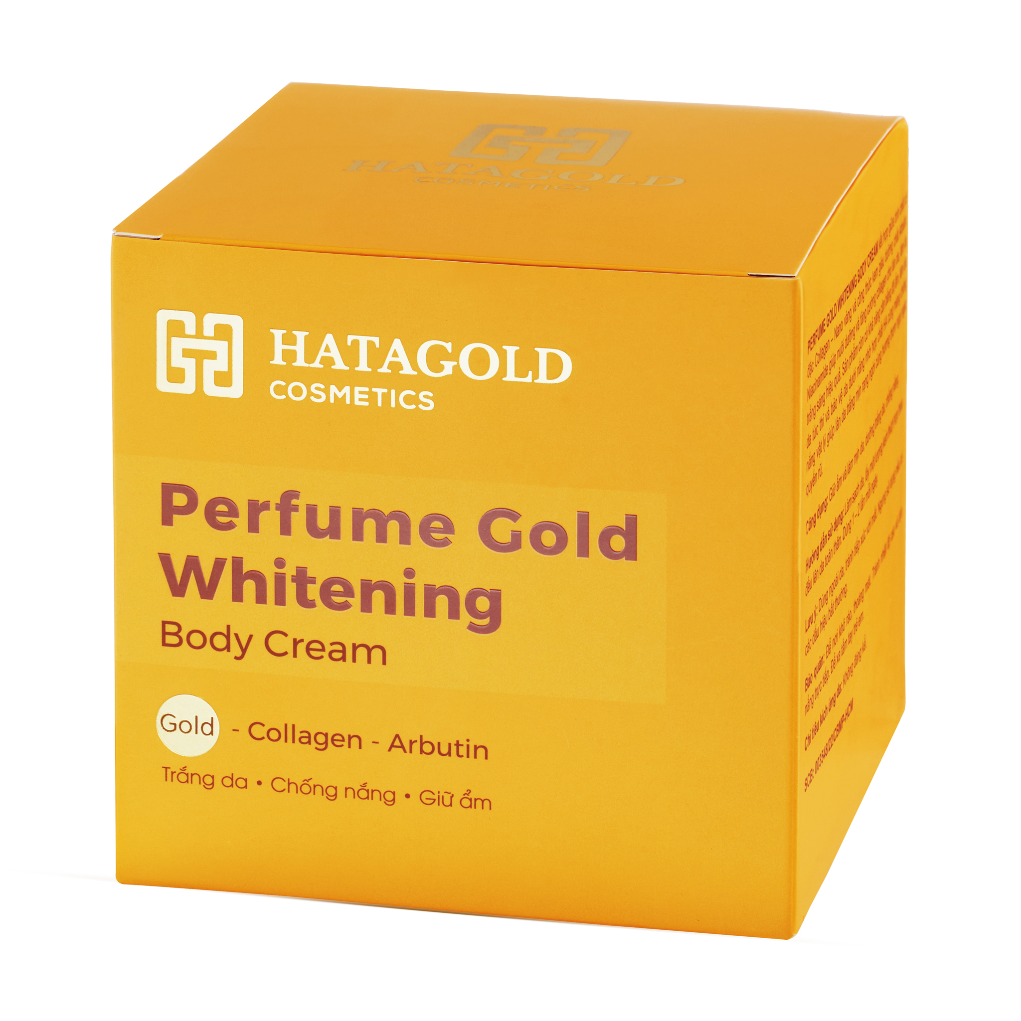 HATAGOLD | Kem Dưỡng Body Bật Tông Sau 7 Ngày - Perfume Gold Whitening Body Cream - KL:250g