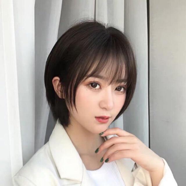 Tóc giả cao cấp tóc giả cúp tomboy cao cấp- tặng lươi chùm tóc