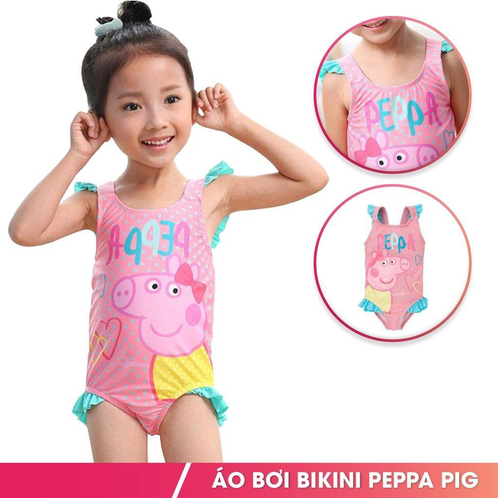 Áo bơi bikini một mảnh heo Peppa Pig cho bé gái 1-9 tuổi