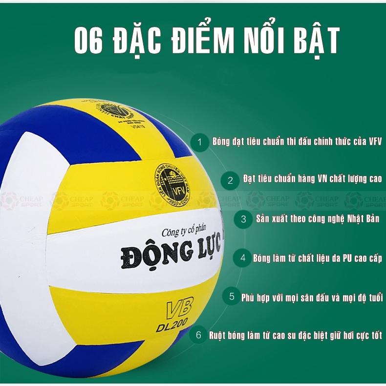 Bóng Chuyền Da , Quả Bóng Chuyền Bách Hiền Tiêu Chuẩn Thi Đấu Giá Rẻ Đủ Size Trẻ Em Người Lớn