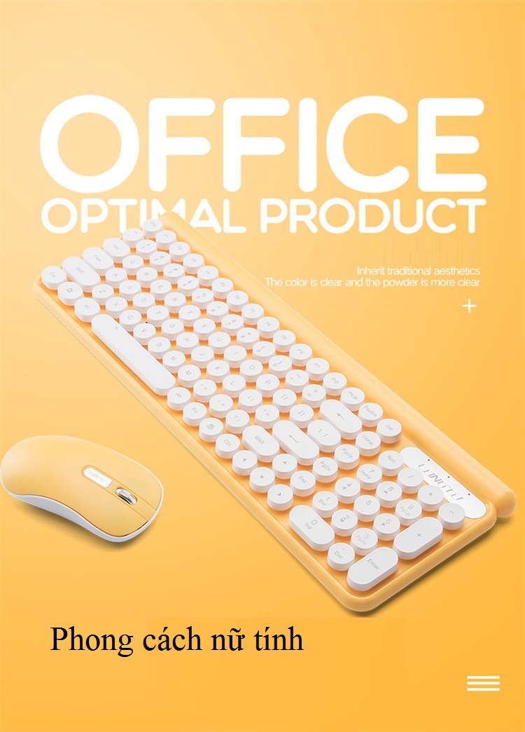 Bộ bàn phím và chuột không dây LT400 phiên bản sạc - Hàng Nhập Khẩu