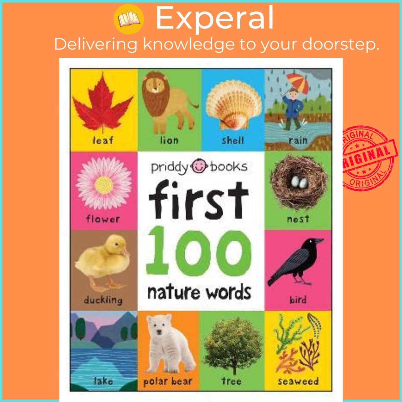 Sách - First 100 Nature Words by Priddy Books Roger Priddy (UK edition, paperback)