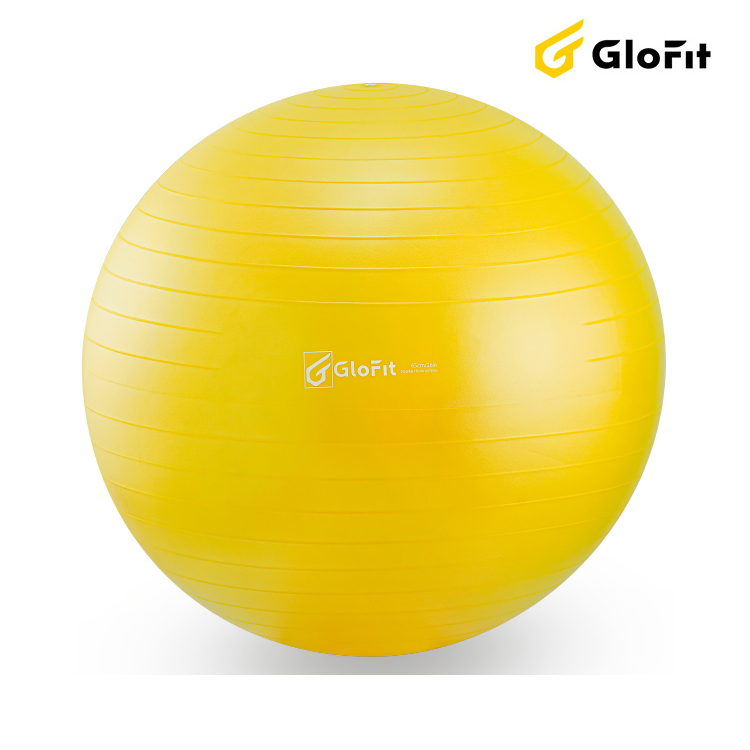 Bóng Tập Yoga - Bóng Tập Thể Hình Glofit GFY001 - Vàng (Yellow Yoga Ball)