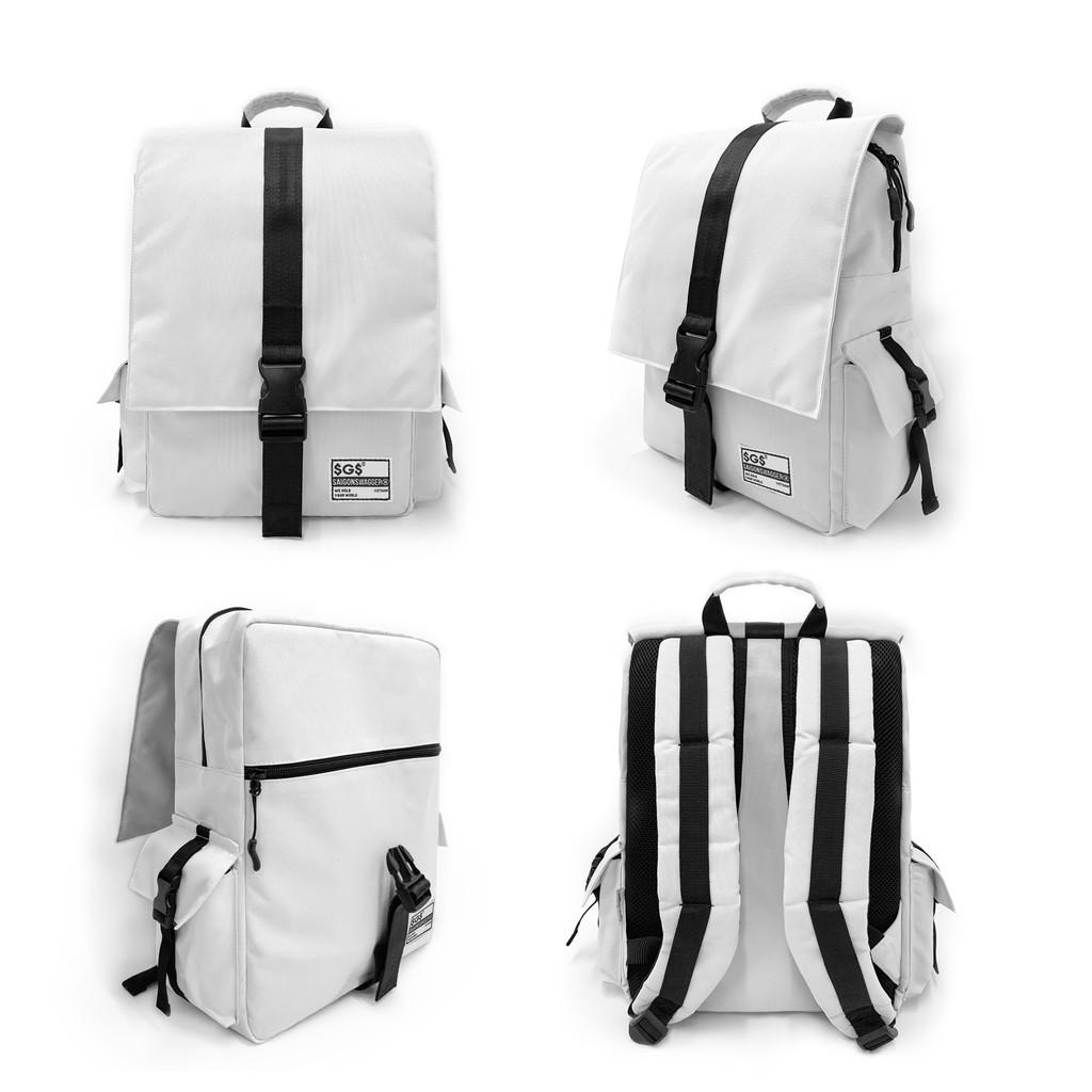 Balo Nắp Dài SAIGON SWAGGER SGS Flapped Backpack-Ngăn Chống Sốc 15inch