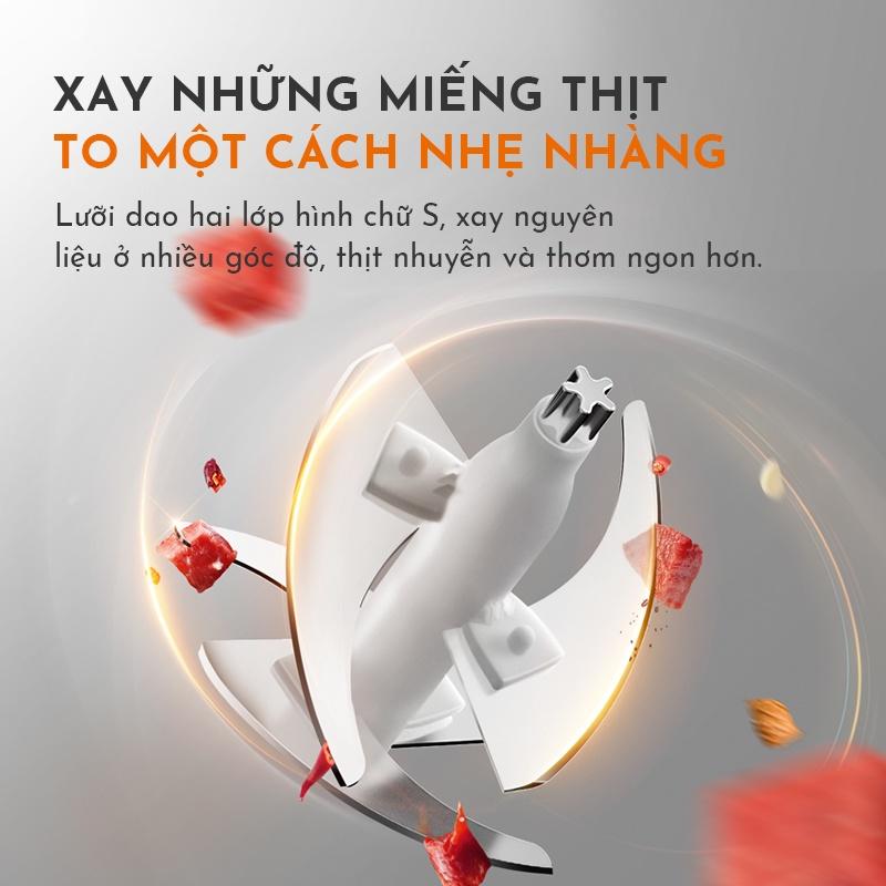 Máy xay thực phẩm đa năng GAABOR GJ-M30A02 2L công suất 300W xay thịt cá rau củ quả, xay hạt - Hàng chính hãng