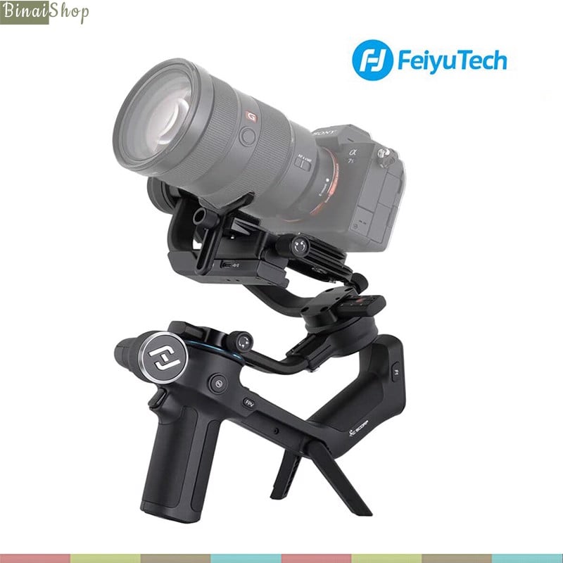 Feiyu SCORP C - Gimbal Chống Rung Cho Máy Ảnh Cỡ Lớn, Tải Trọng 2.5kg, Cho Quay Phim Chụp Hình Chuyên Nghiệp - Hàng chính hãng