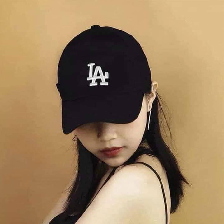 Mũ lưỡi trai nam nữ Locar brand , Logo thêu chữ LA thời trang unisex , Nón kết hàn quốc cao cấp - Gin Store