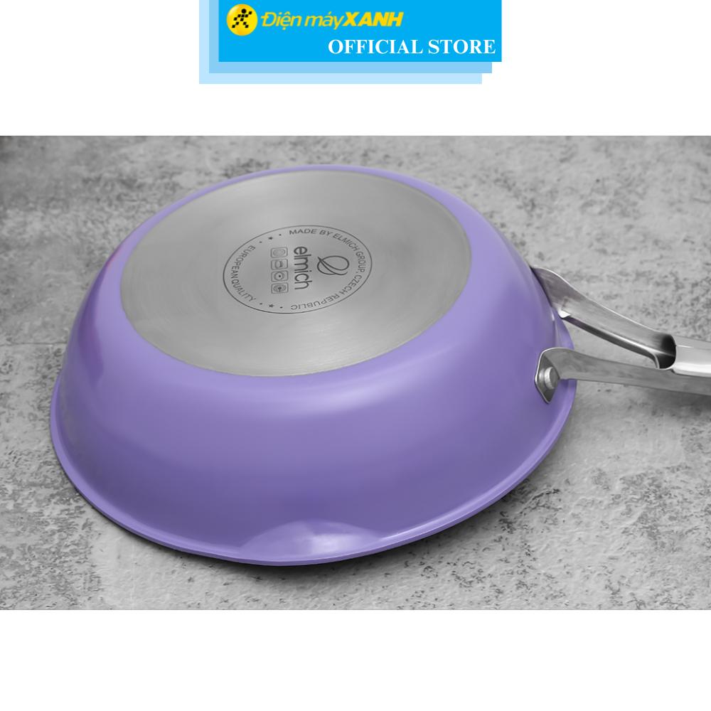 Chảo inox sâu chống dính vân đá đáy từ 24 cm Elmich Hera EL-8186