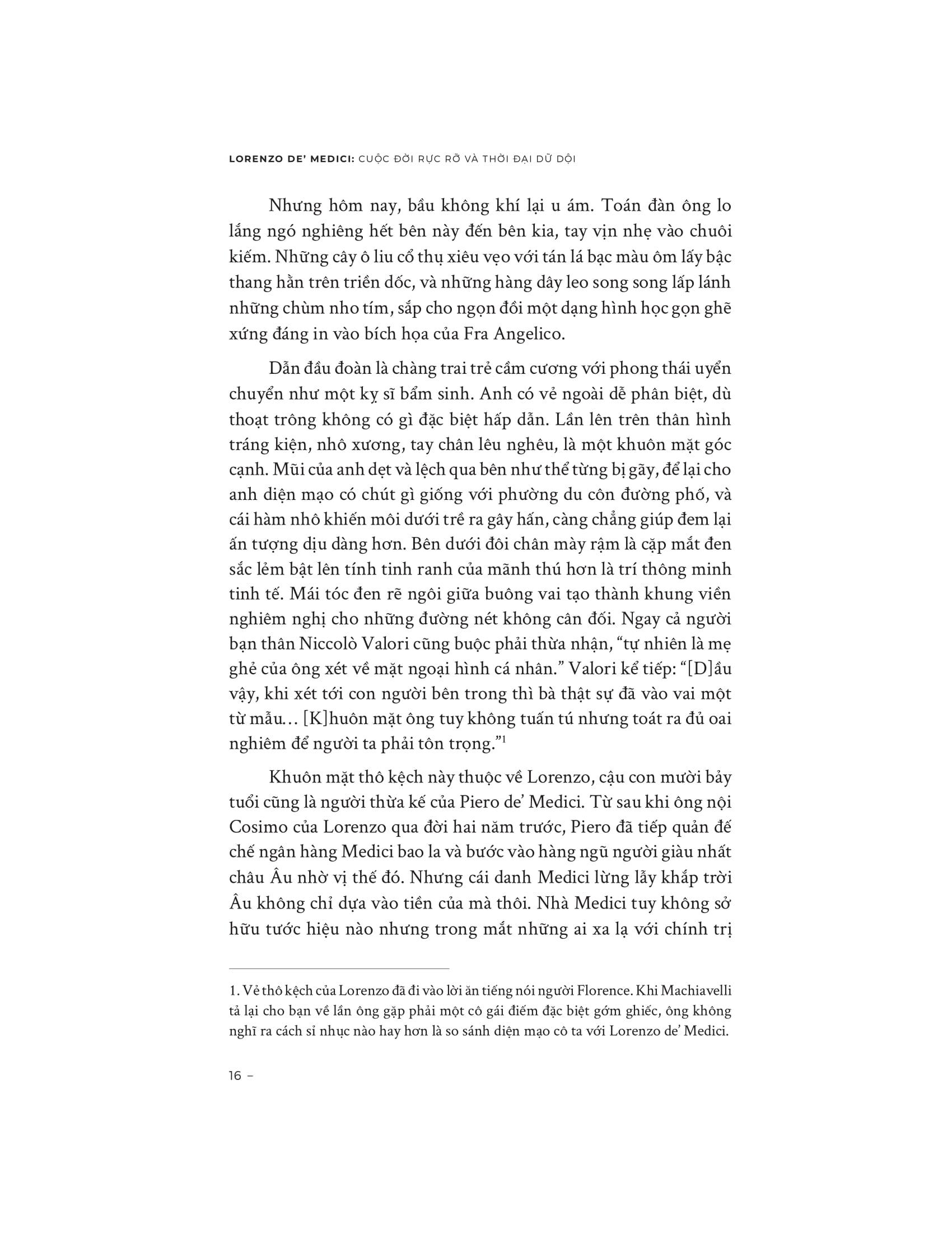 Sách - Lorenzo De’ Medici - Cuộc Đời Rực Rỡ Và Thời Đại Dữ Dội