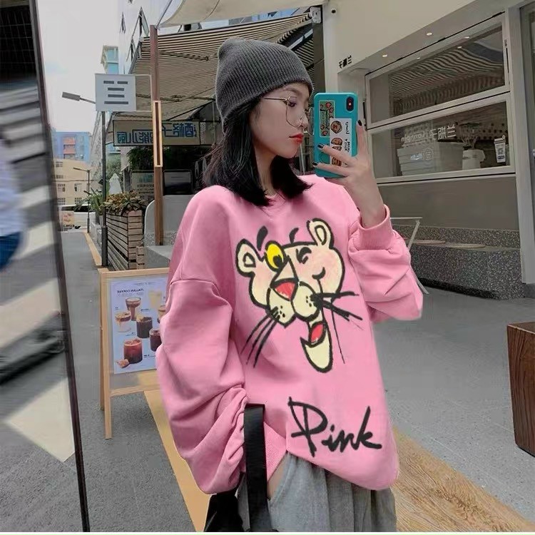 áo hoodie nữ nam unisex, ao hoodie đôi [ HỔ PINK ], áo nỉ hoodie, áo sweater nỉ cổ tròn hổ pink - áo form thụng freesiz unisex, áo sweater nỉ ngoại in hổ from chuẩn, Áo Sweater nữ in HỔ PINK Oenpe siêu cute, form áo rộng chất vải nỉ ngoại dày dặn ấm áp