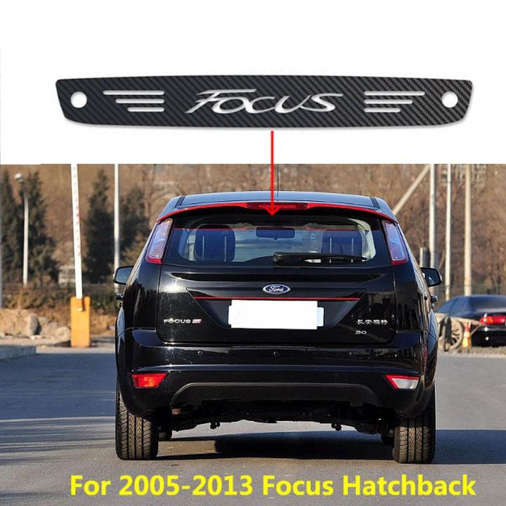 Decal Carbon Dán Trang Trí Đèn Phanh Kính Sau Xe Ô Tô Ford Focus