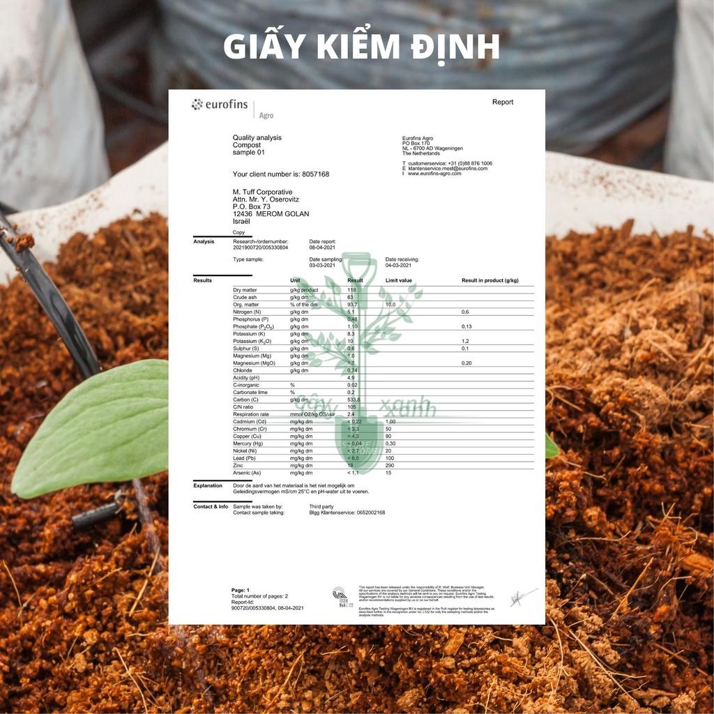 Xơ Dừa Nén, Mùn Dừa Nén 1kg Ngâm Nước Nở 5kg Trồng Hạt Giống Rau Củ Quả Với Đất sạch Phân Bón Hữu Cơ