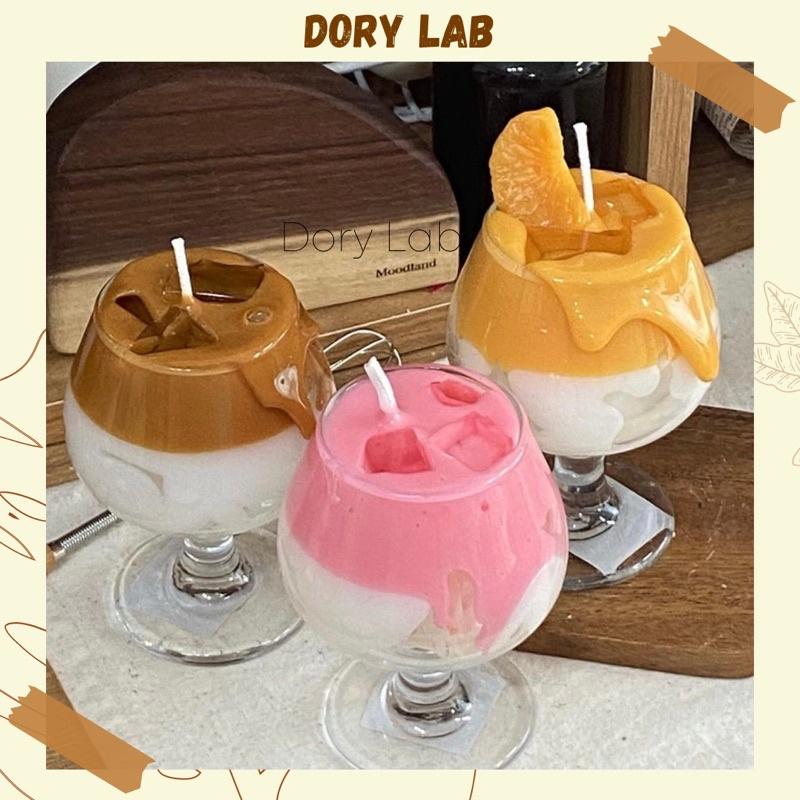 Nến Thơm Handmade Ly Trà Sữa Thạch Jelly nhiều màu sắc - Dory Lab