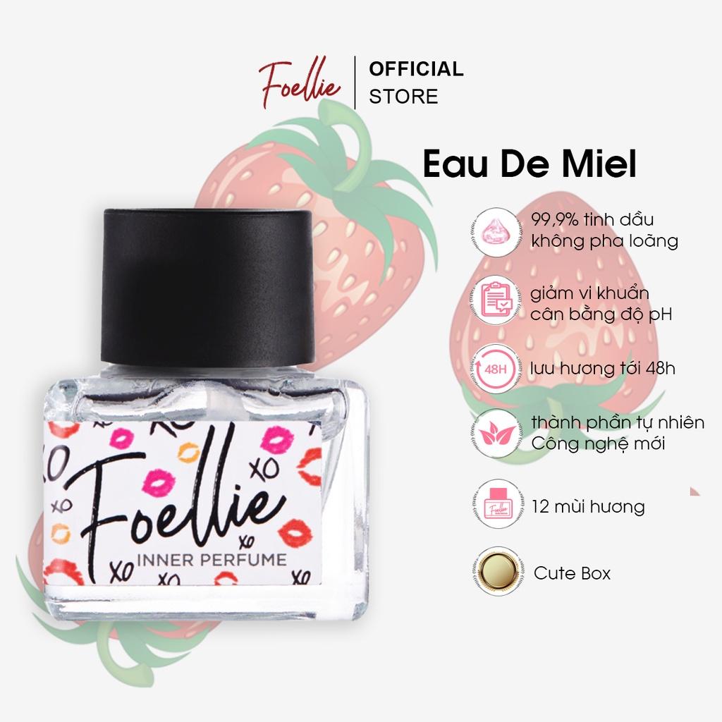 Nước Hoa Vùng Kín Foellie Eau De Miel Inner Perfume 5ml Hương Dâu Tây XO Edition