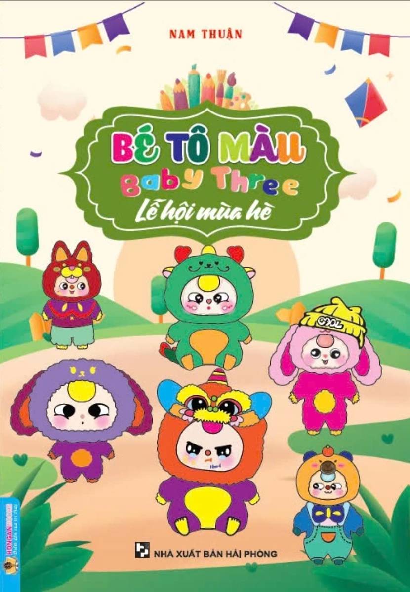 Combo Bé Tô Màu Cinnamoroll + Bé Tô Màu Baby Three (Bộ 4 Cuốn) - HA