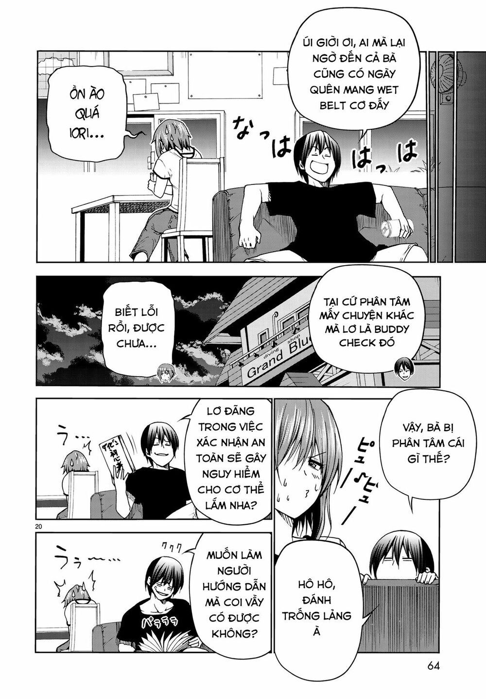 cô gái thích lặn - grand blue chapter 45 20