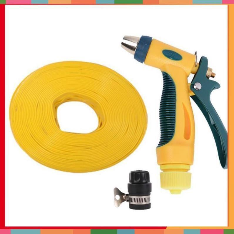 Bộ dây vòi xịt nước rửa xe,tưới cây tăng áp 3 lần 7-10m