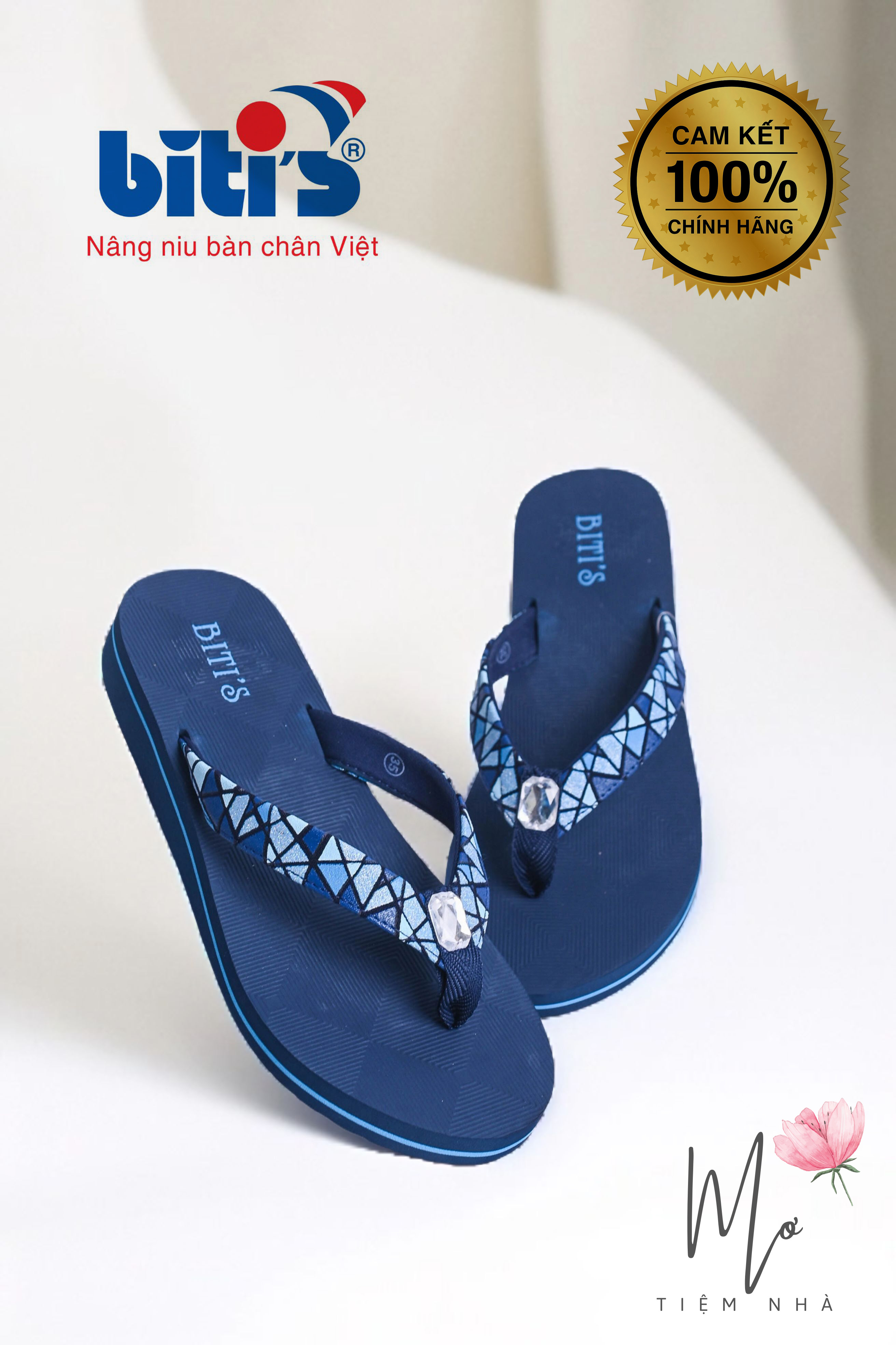 Dép quai kẹp Biti's nữ đế 3 cm (size 35-39)