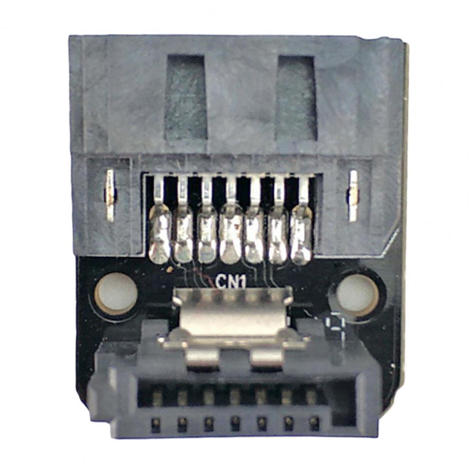 7Pin Female to Male Adapter Connector Durable 90 Degree Converter for SSD HDD