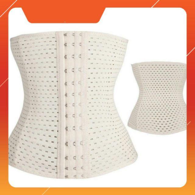 Đai nịt bụng móc cài thông hơi giảm eo